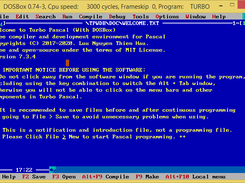 Turbo Pascal (With DOSBox) download | SourceForge.net